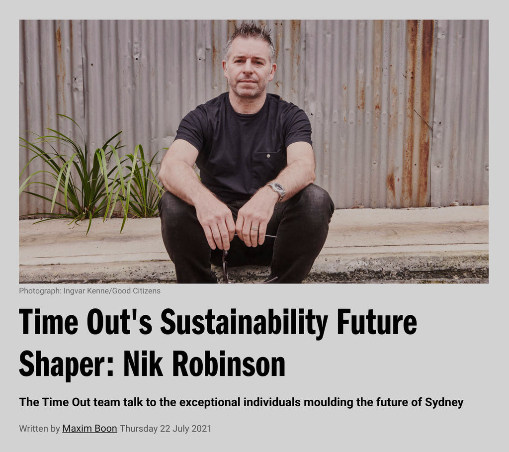 Nik Robinson from Good Citizens wins Time out futureshaper