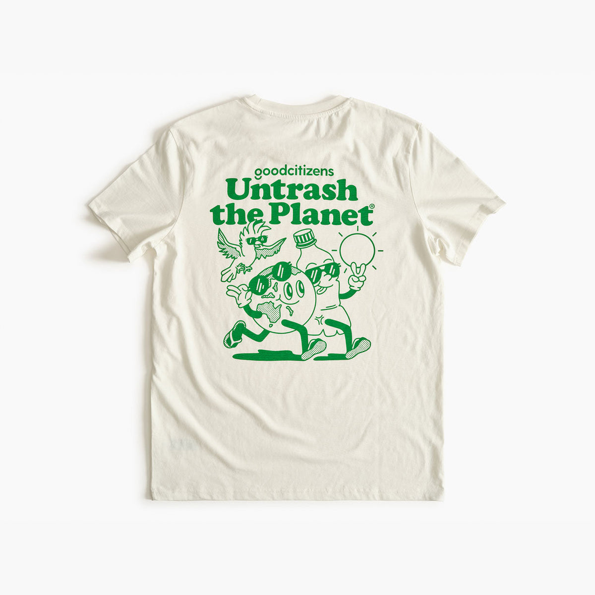 T-shirt 'Off White' Green – Good Citizens Eyewear