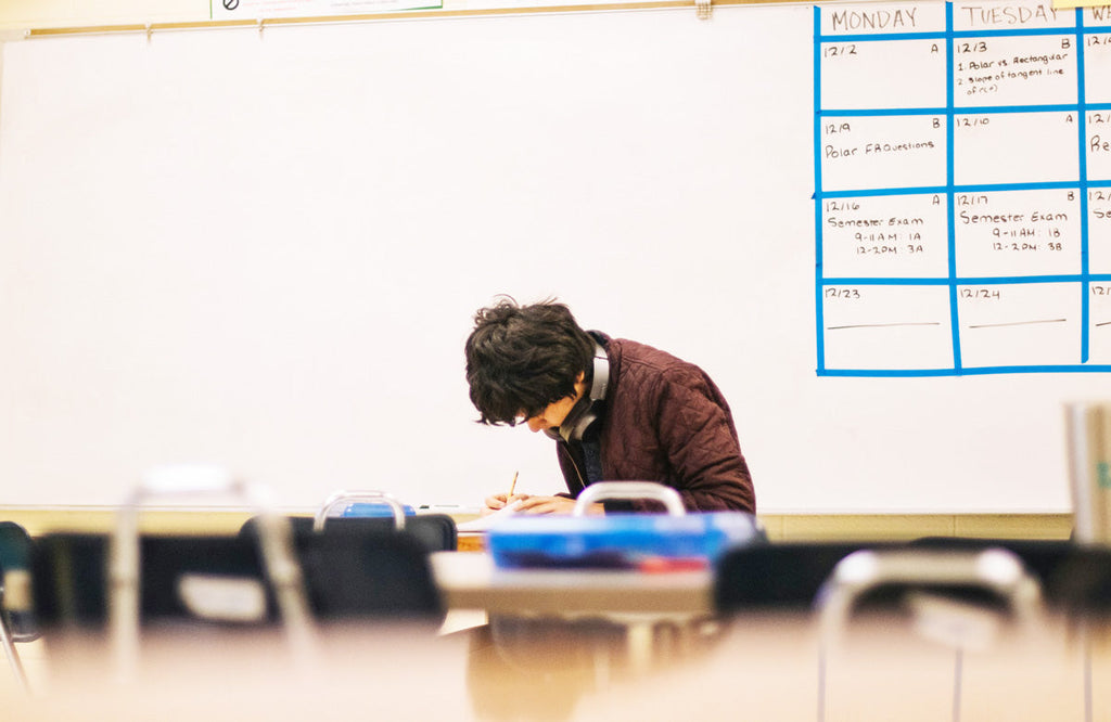school kids in a classroom studying good citizens design principles