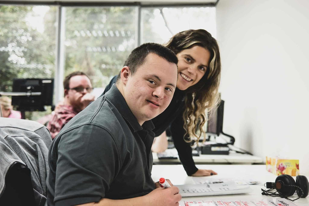 our dispatch team in sydney, one worker and one support carer