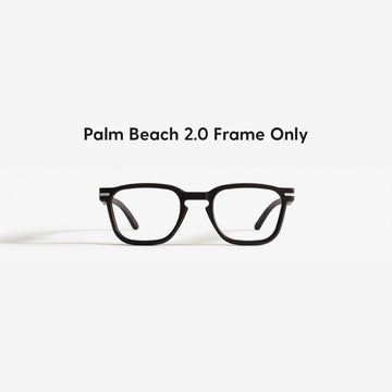 Front view of Good Citizens black square frame, highlighting stylish, eco-friendly design and 100% recycled plastic frames made in Australia